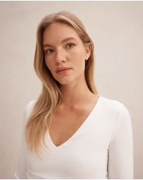 Forever New - Alice V-Neck Long Sleeves Top