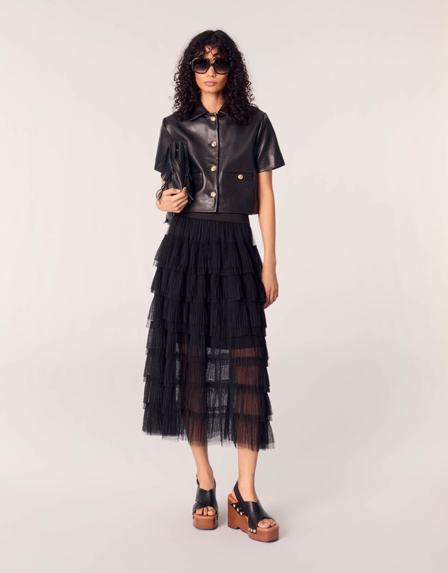 Maje - Valdom Leather Blazer