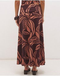 MON RENN - Farah Draped Skirt
