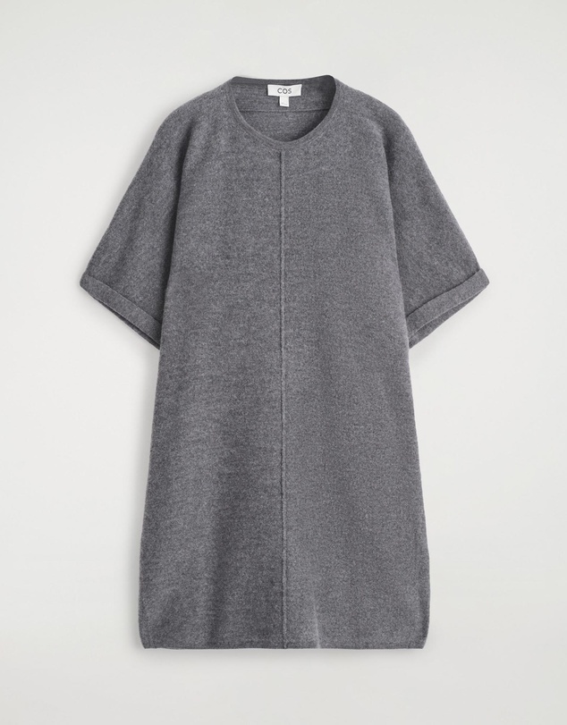 COS - Sculpted Merino Wool Mini Dress