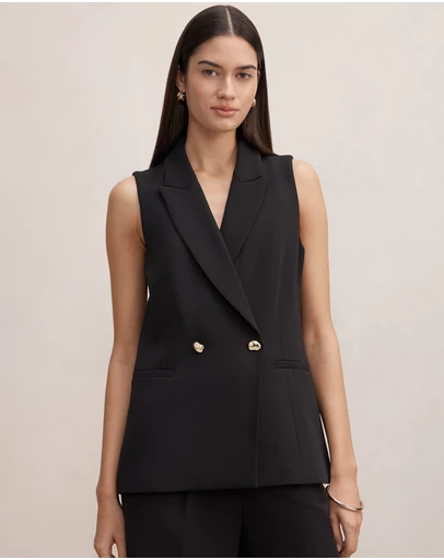 Forever New - Dani Double Breasted Sleeveless Blazer