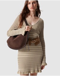 & Other Stories - Knitted Long-Sleeve Mini Dress