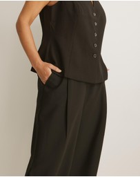 Atmos&Here Curvy - Mariah Wide Leg Pants