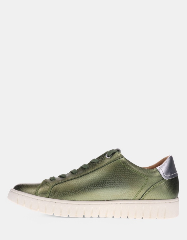 Mia Vita - Luna Zip Casual Sneaker - Green