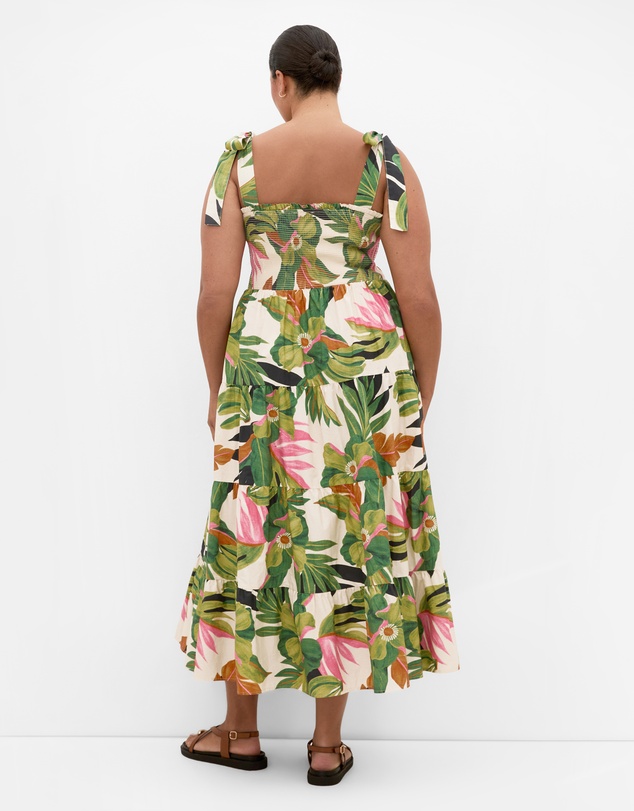 City Chic - Paradiso Print Maxi Dress