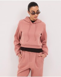 Calli - Conrad Bonded Jersey Hoodie