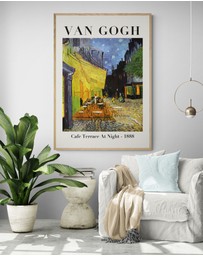 Inka Arthouse - Cafe Terrace by Van Gogh Art Print