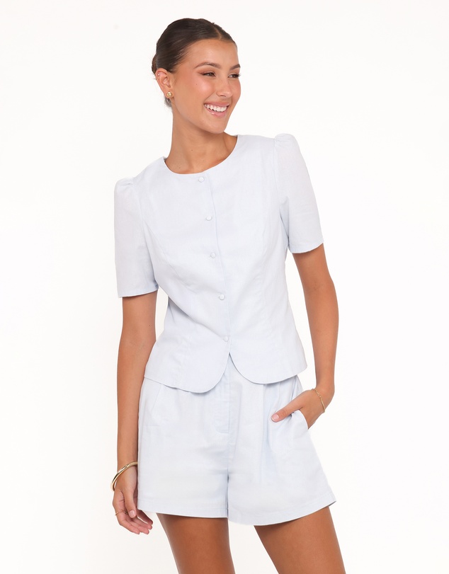 Petal & Pup - Bentley Short Set - Pale Blue