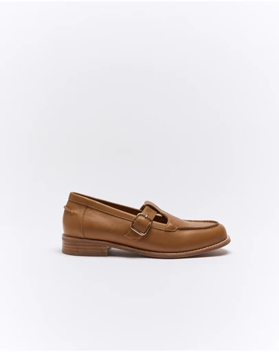 Walnut Melbourne - Helena Leather Loafer
