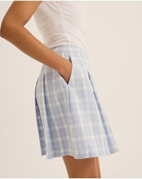 Review - Grace Check Mini Skirt