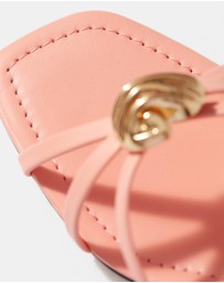 & Other Stories - Embellished Heeled Leather Sandals