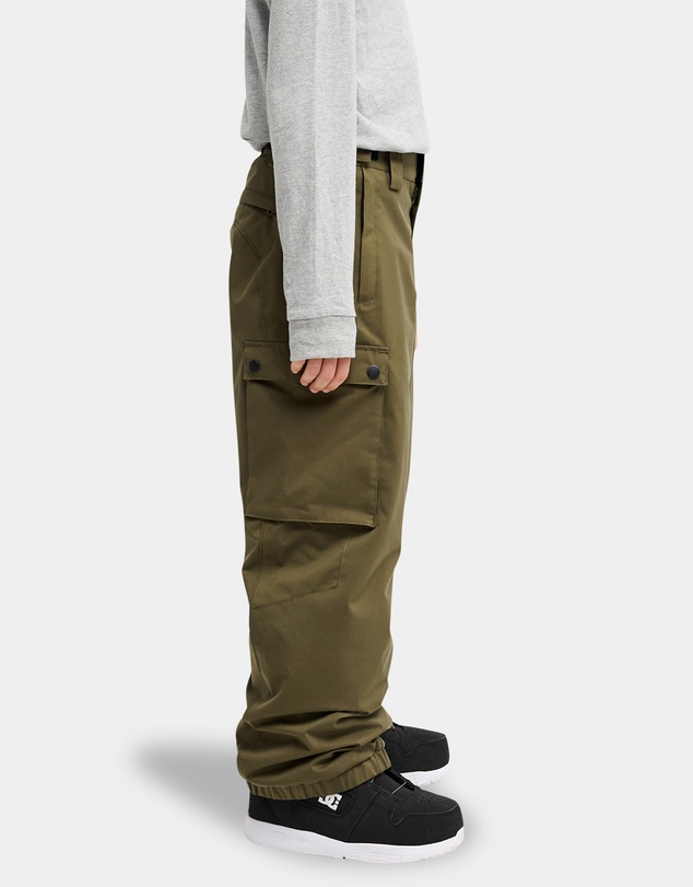 Quiksilver - Boys 8 to 16 Snow Down Cargo Snow Pants