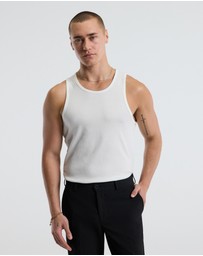 Calibre - Ribbed Tank White