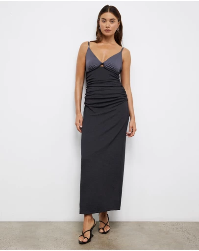 Lover - Sorel Textured Maxi Dress