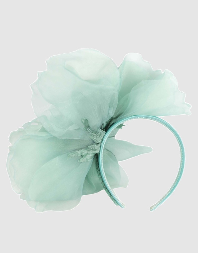 Fillies Collection - Large Aqua Flower Fascinator Headband