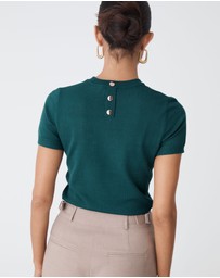 Forcast - Catherine Short Sleeve Knit