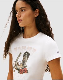 Tommy Jeans - Slim Idaho Novelty Tee