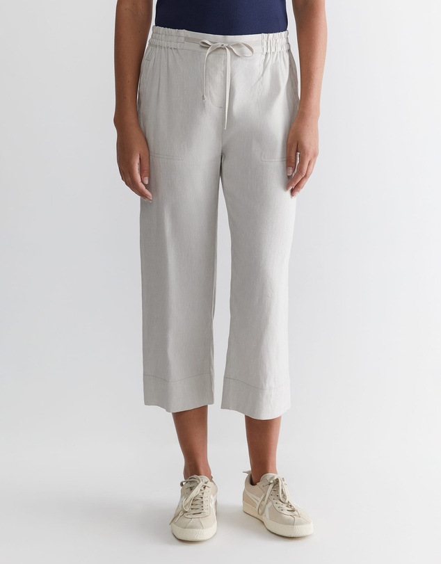 Sportscraft - Rosa Crop Linen Pants