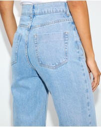 Dazie - London High Waisted Wide Leg Jeans