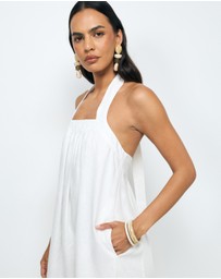 AERE - Dovie Linen Maxi Dress