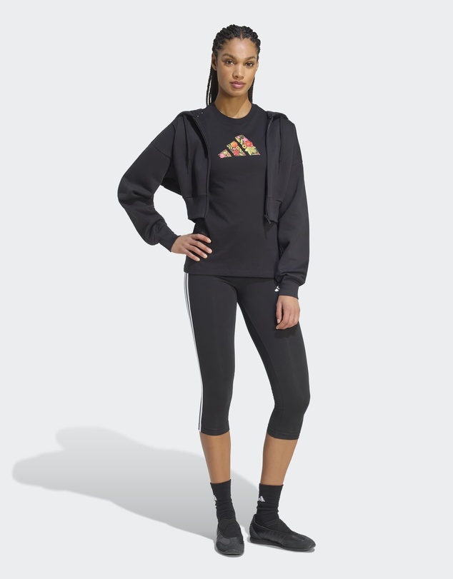 adidas Sportswear - FLORAL REGULAR GRAPHIC T-SHIRT Womens