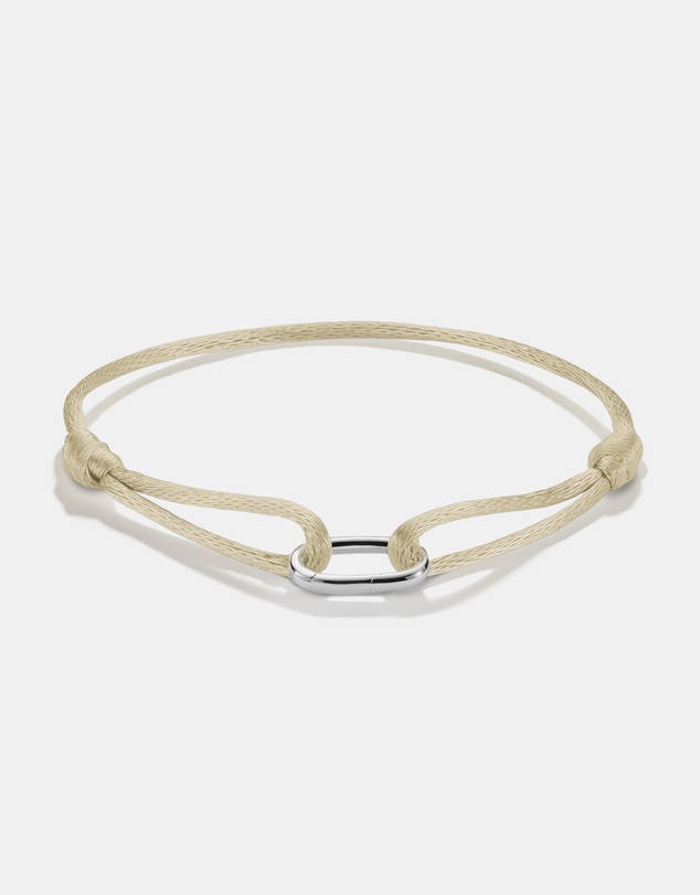 THOMAS SABO - THOMAS SABO Connect Textile Bracelet Beige