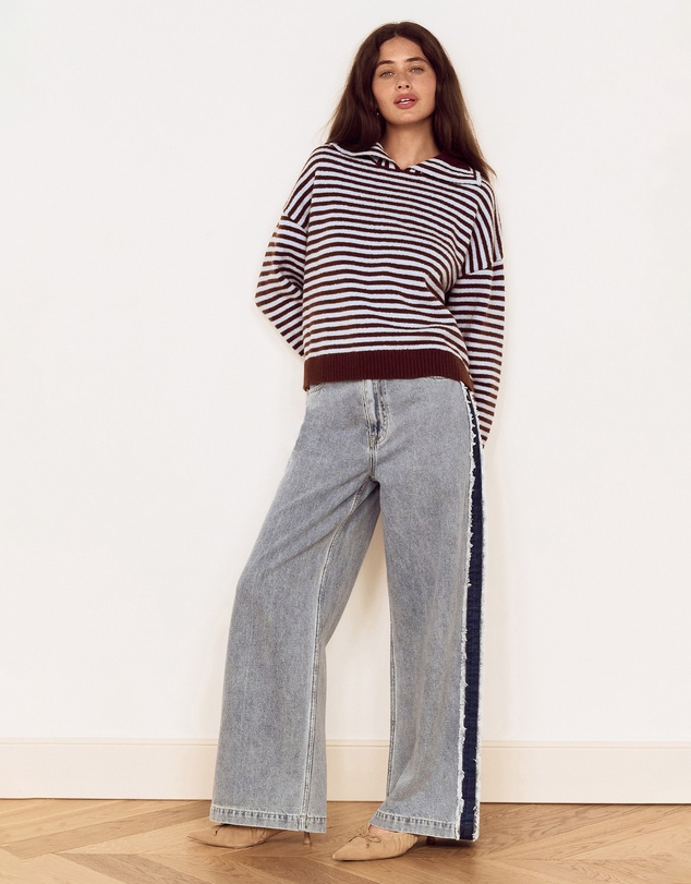 MINKPINK - Tate Contrast Denim Jeans