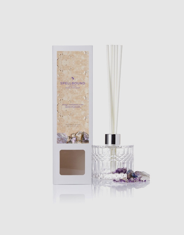 Silk Oil of Morocco - Spellbound Crystal Diffuser - Peace, Happiness & Joy