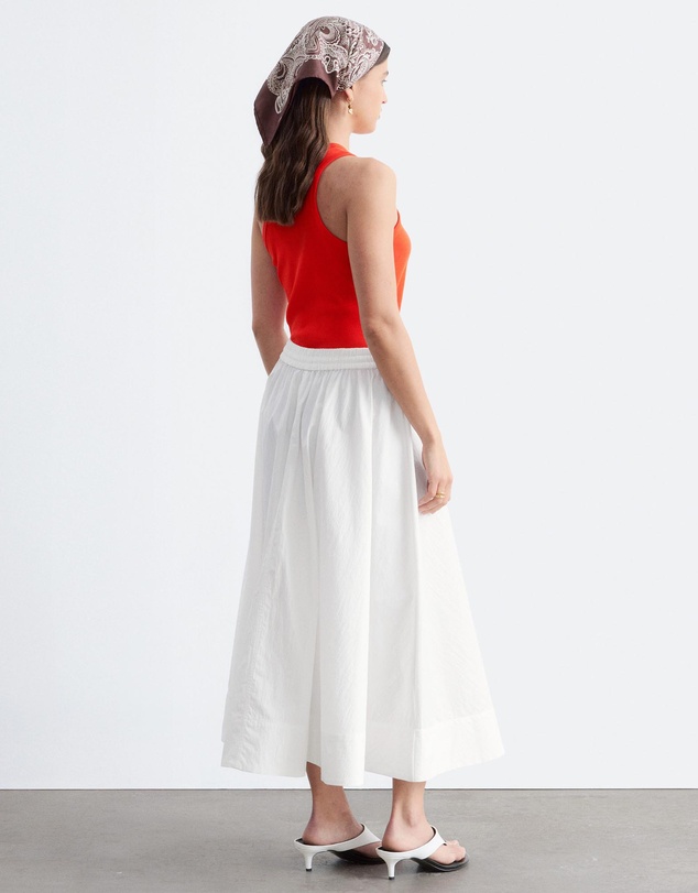 & Other Stories - Gathered Cotton-Blend Maxi Skirt