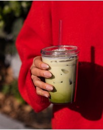 KeepCup - Original Cold Cup 12oz Reusable Coffee Cup with Straw Lid