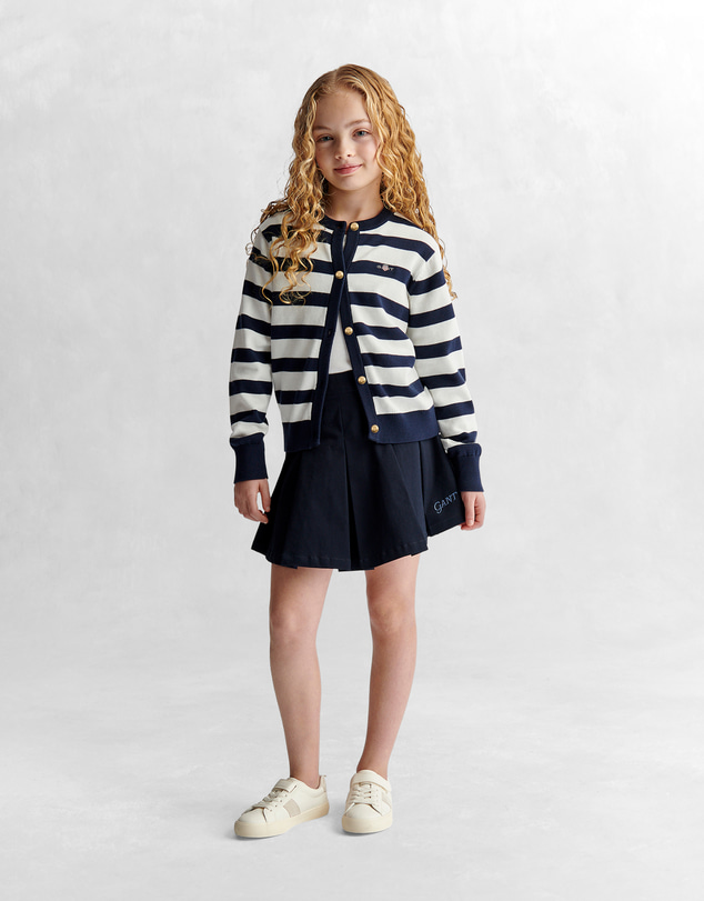 Gant - Shield Breton Stripe Knit Cardigan