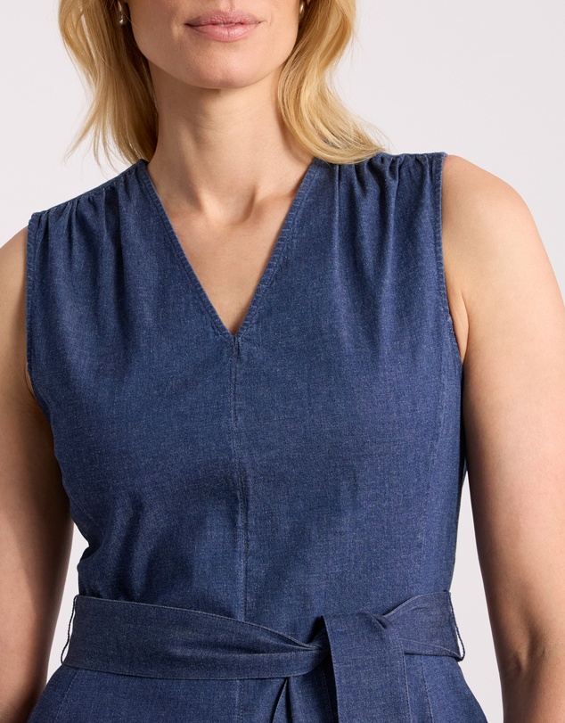 David Lawrence - Noa Chambray Midi Dress