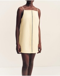 Shona Joy - Wright Lace Square Neck Mini Dress