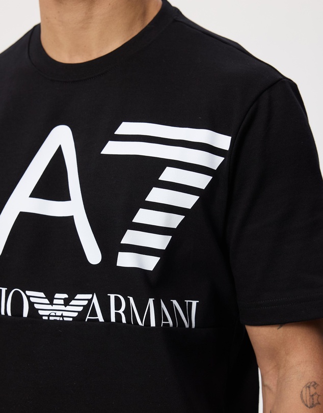 Emporio Armani EA7 - SS Train Logo Series M Oversize Logo Tee