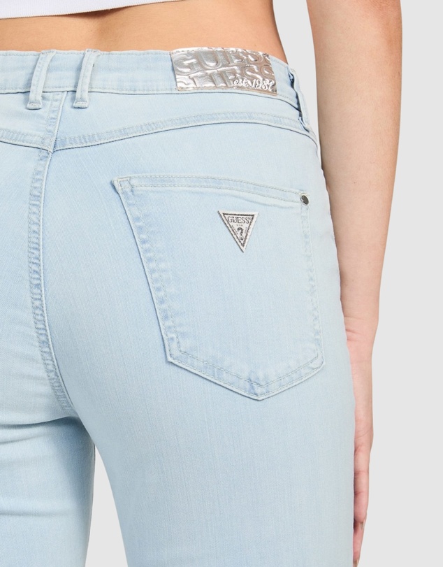 GUESS - High Rise Skinny 1981 Exposed Button Jeans