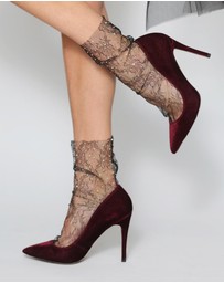 High Heel Jungle - Crystal Lace Socks