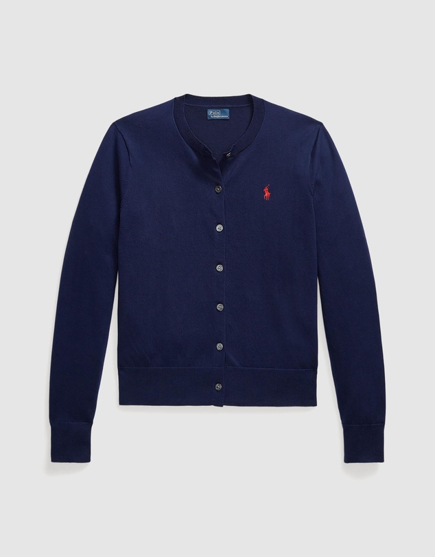 Polo Ralph Lauren - Stretch Cotton-Blend Crewneck Cardigan