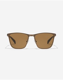 Hawkers Co - HAWKERS One Flex - Metallic Brown Coffee Sunglasses for Men and Women