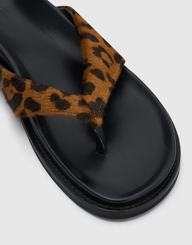 CAMILLA AND MARC - Zita Leopard Pony Sandals