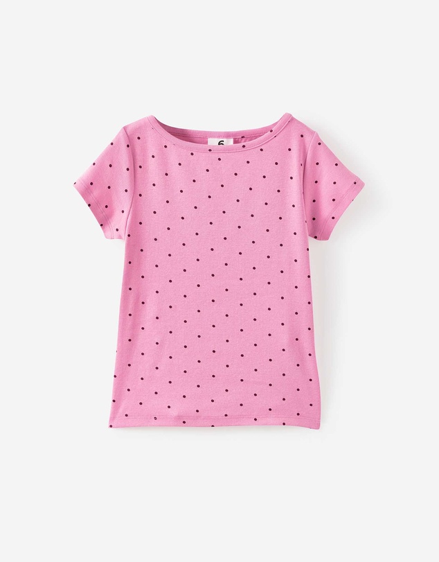 Cotton On Kids - Fitted Short Sleeve Essential Boat Neck Tee