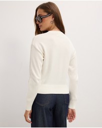 The Fated - Verona Braid Knit Jumper