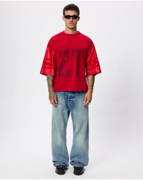 RHUDE - Relaxed Traxedo Denim Jeans