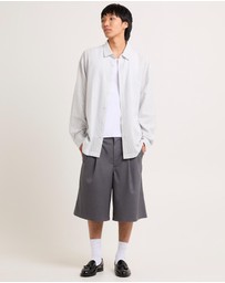 Black Noise White Rain - Mulder Long Sleeve Skate Shirt