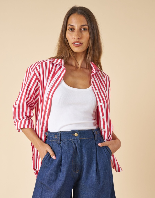 CAMIXA - Poppy Oversize Cotton Shirt