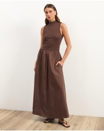 Atmos&Here - Annie Contrast Midi Dress