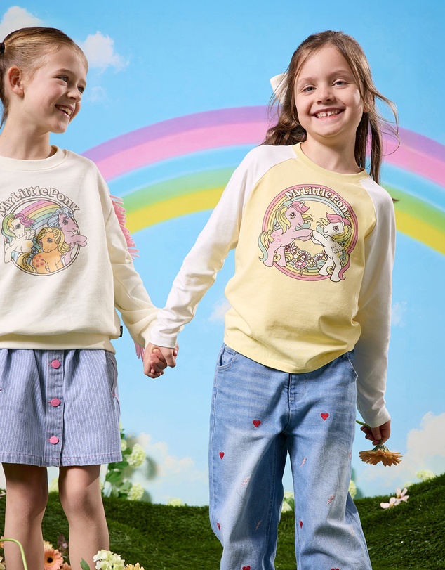 Rock Your Kid - My Little Pony Raglan Tee in Lemon