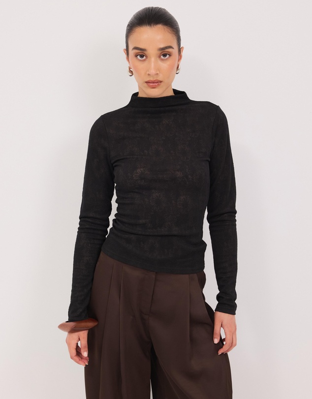 Calli - Lilly Textured Jersey Top