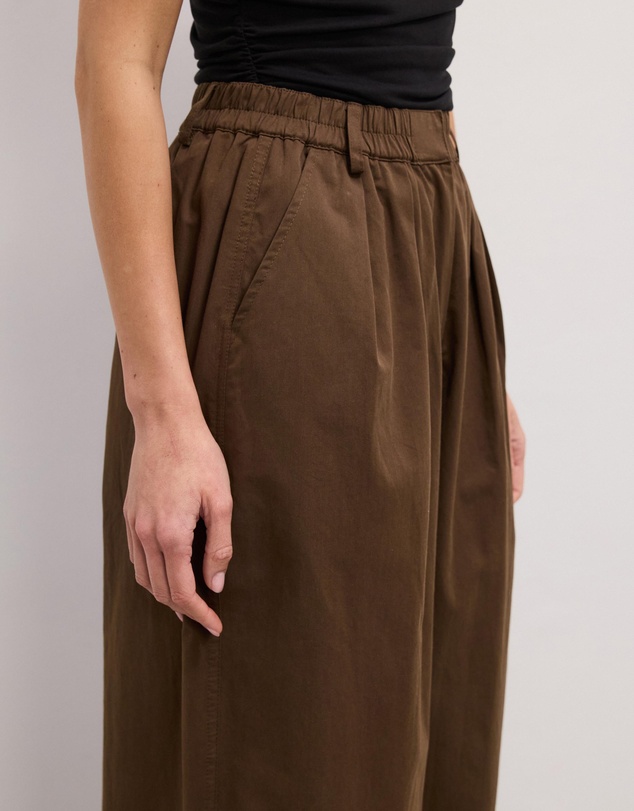 The Fated - Dahlia Cotton Barrel Leg Pants