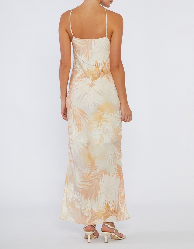 Amelius - Yasmine Printed Halter Maxi Dress