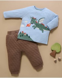 Purebaby - Flying Dragon Long Sleeve Tee -Kids-Babies